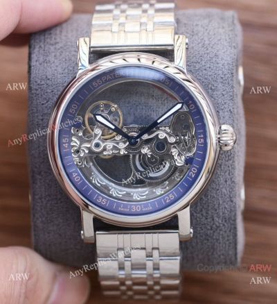 Copy Patek Philippe Geneve Open-Work Face Stainless steel Watches